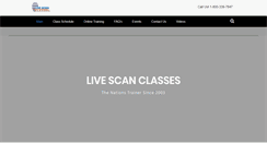 Desktop Screenshot of livescanclasses.com